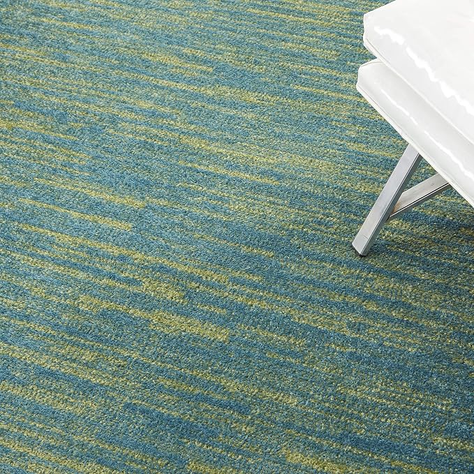 Nourison Home Nourison Essentials Blue Green 4' x 6' Area Rug - Image 2