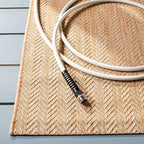 SAFAVIEH Outdoor Square Rug 4' - Image 4