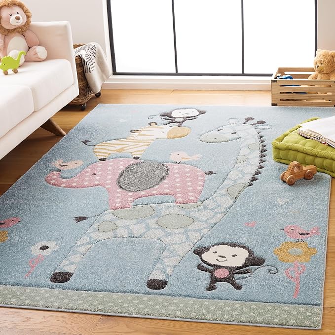 SAFAVIEH Carousel Kids Collection Area Rug by Unknown