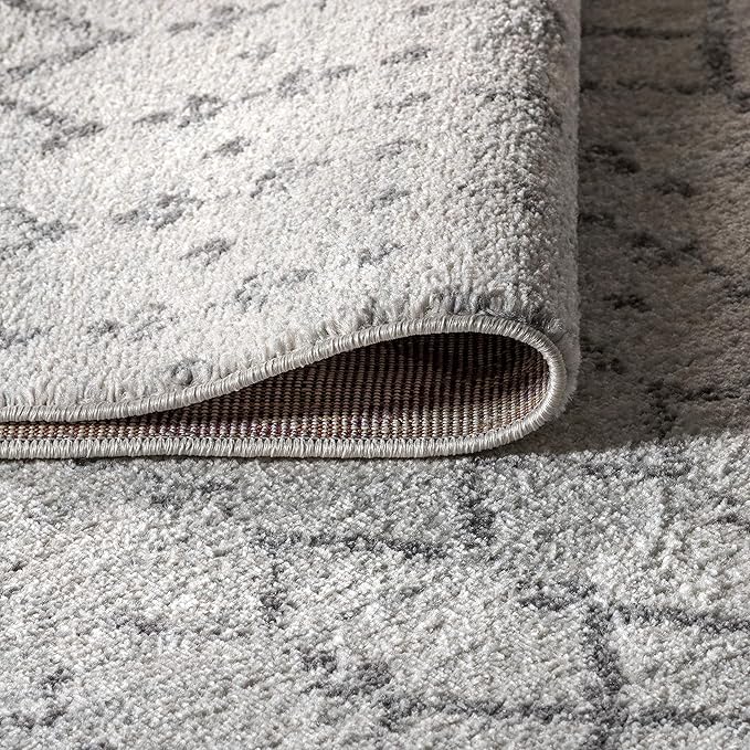 JONATHAN Y Boho Vintage Diamond Cream/Gray Indoor Area Rug 2X3 ft, Moroccan Hype - Image 6