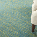 Nourison Home Nourison Essentials Blue Green 5' x Square Area Rug - Image 2