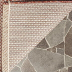 SAFAVIEH Courtyard Collection 4' x 5'7' Red/Beige CY8521 Indoor/ Outdoor Patio - Image 4