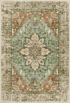 RELEANY Area Rugs Runner 3'x20' Washable Non-Slip, Floral Vintage Distress - Image 9