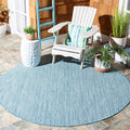 SAFAVIEH Outdoor Round Rug 4' by Unknown