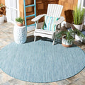 SAFAVIEH Outdoor Round Rug 7'10" by Unknown