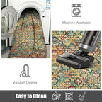 RUGSURE Washable Area Rugs, Pet & Child Friendly, Vibrant Colors Rugs - Image 7