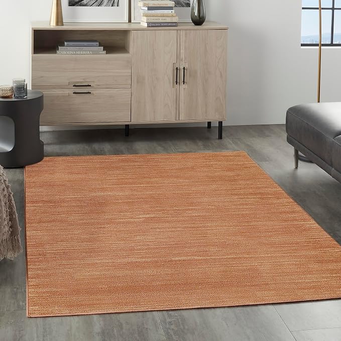 Nourison Home Nourison Essentials Rust 4' x 6' Area Rug by NourisonHome