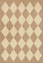 Nuloom Outdoor Performance Collection Sabina Brown/Ivory, Soft and Cozy - Image 3