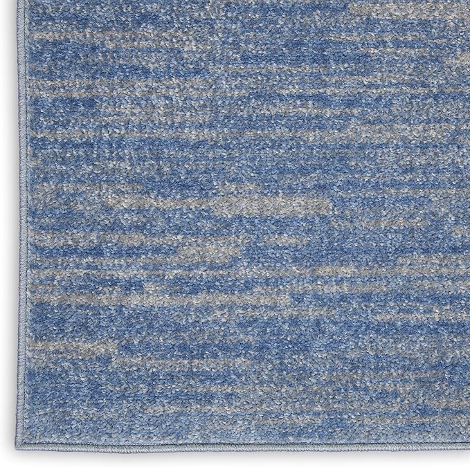 Nourison Home Nourison Essentials Blue Grey 9' x Square Area Rug - Image 8
