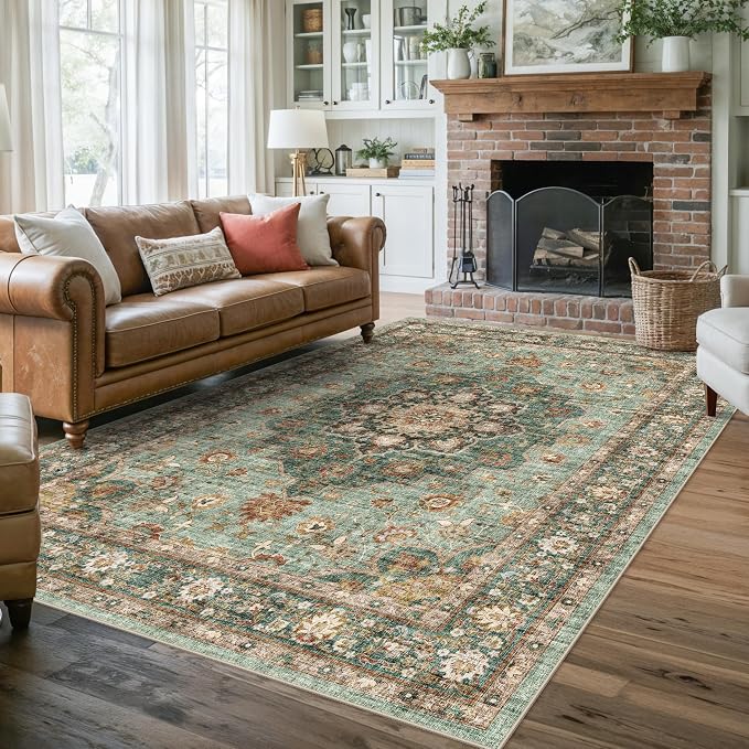 TOPRUUG Washable Oriental Area Rug by TOPRUUG