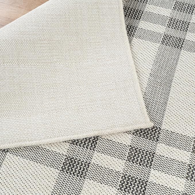 CAMILSON Easy Jute Rug 2x7, Indoor and Outdoor Off-White Runner Rug - Image 5