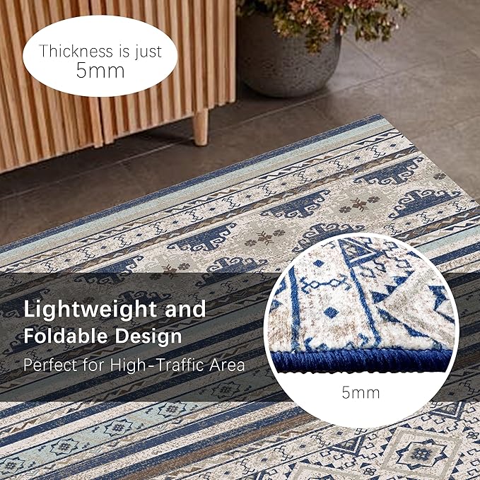 RUGSURE Washable Area Rugs 5' x 7' - Image 5