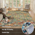 RUGSURE Washable Area Rugs, Pet & Child Friendly, Vibrant Colors Rugs - Image 5