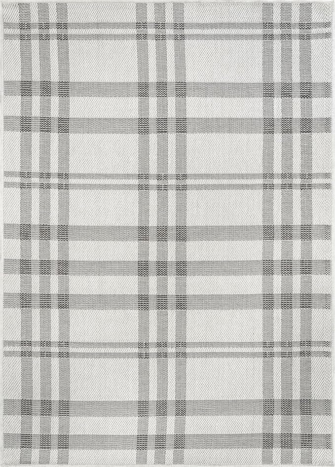 CAMILSON Easy Jute Rug 9x12, Indoor Outdoor Off-White Color Fiber Area Rugs - Image 2
