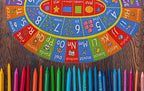 KC Cubs Multi Color Letter Print Power-Loomed ABC Alphabet, Numbers and Shapes - Image 7