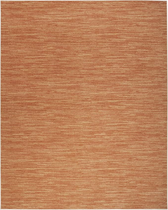Nourison Home Nourison Essentials Rust 7' x 10' Area Rug - Image 5