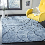 SAFAVIEH Florida Shag Collection Accent Rug - Image 2