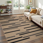 Tangsoo Washable Stripe Easy Jute Rug 4x6 - Image 2