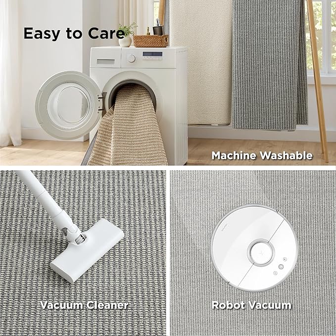 Bedsure 5x7 Faux Wool Area Rugs - Image 4