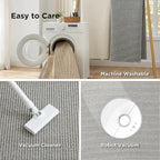 Bedsure 5x7 Faux Wool Area Rugs - Image 4