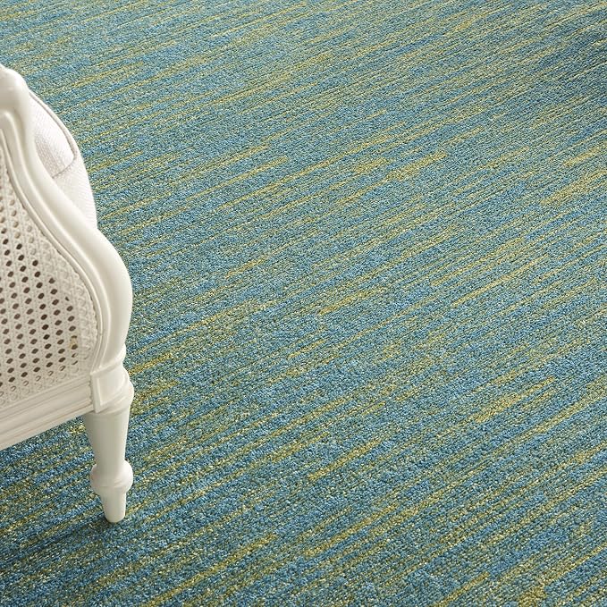 Nourison Home Nourison Essentials Blue Green 9' x 12' Area Rug - Image 2
