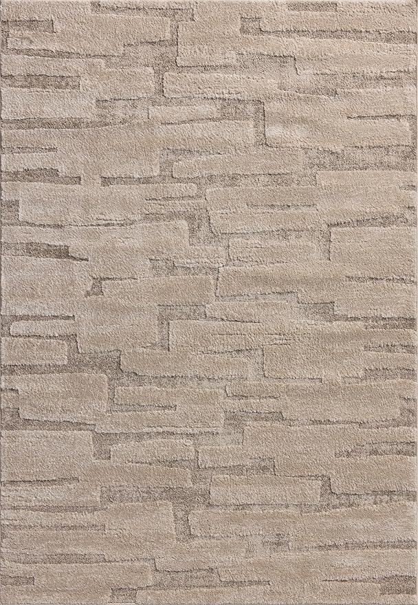 Loloi Amber Lewis Monty Collection MOT-04 Taupe/Beige 4'-0" x 6'-0", .50" Pile - Image 3