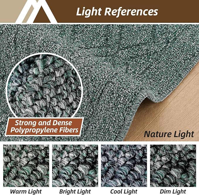 COSY HOMEER Kitchen Rugs Sets 2PCS, Non-Slip Washable Kitchen Mats - Image 9