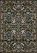 7x10 Green Washable Kitchen Table Rug - Image 7
