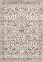 Moss Washable Living Room Rug, 7x10 Floral Area Rug - Image 7