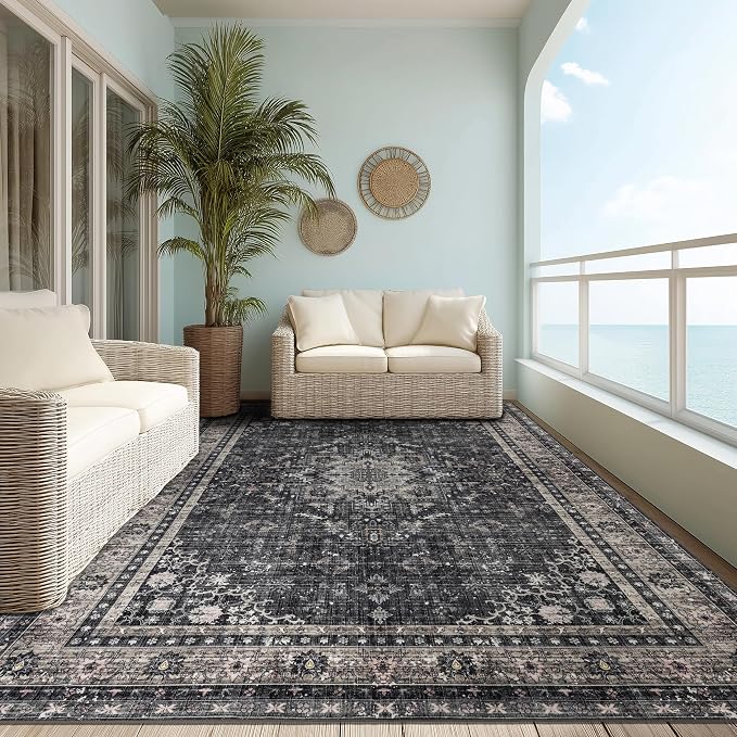 Ruaruarug Washable Area Rug 8x10 - Image 8