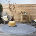 Nourison Home Nourison Essentials Blue Grey 8' x Round Area Rug - Image 5