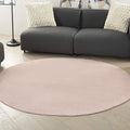 Nourison Home Nourison Essentials Pink 6' x Round Area Rug by NourisonHome