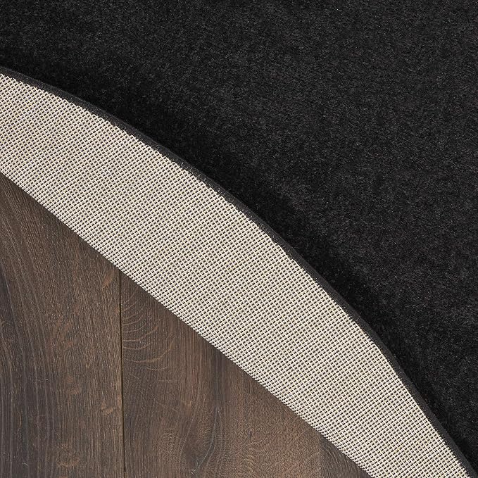 Nourison Home Nourison Essentials Black 6' x Round Area Rug - Image 6