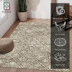 RUGSURE Washable Area Rugs, Pet & Child Friendly, Vibrant Colors Rugs - Image 2