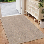 Indoor Door Mat 36"x59" Large, Low-Profile Welcome Front Door Mat Indoor by NaolotureHome