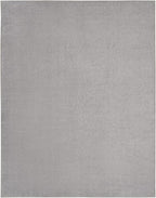 Nourison Home Nourison Essentials Silver Grey 8' x 11' Area Rug - Image 5