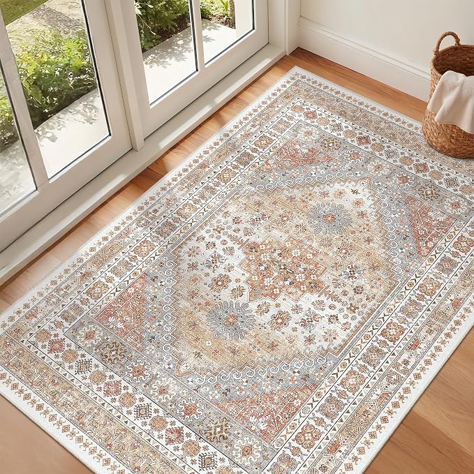 zesthome 3x4 Washable Area Rug for Entryway, Soft Kitchen Rugs Non Slip for - Image 3