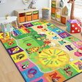 Chicrug Educational 3x5 Kids Area Rug by ChicrugHomeDecor