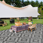 SAND MINE Waterproof Outdoor Rug 6x9 ft, Plastic Reversible Rug, Modern Area Rug - Image 7