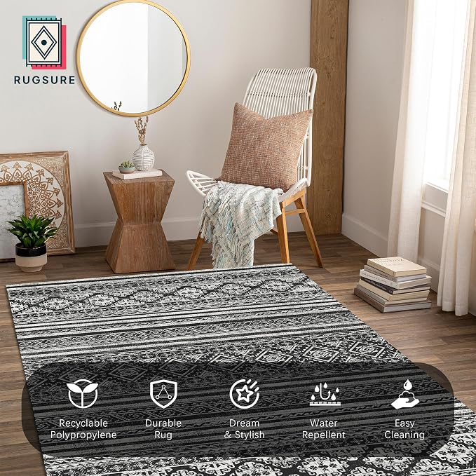 RUGSURE Washable Area Rugs 4' x 6' - Image 4