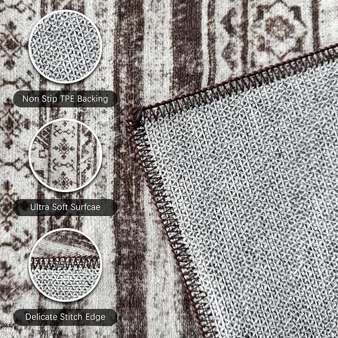 RUGSURE Washable Area Rugs 2'6'' x 8' - Image 7