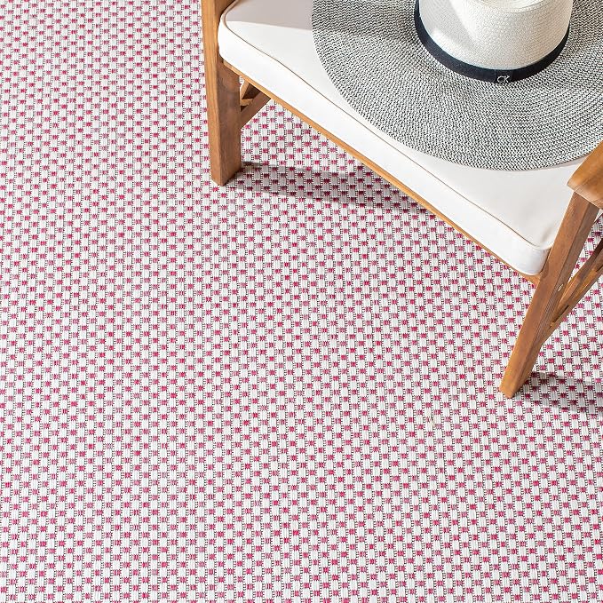 SAFAVIEH Courtyard Collection 2'3" x 8' Ivory/Pink CY8521 Indoor/ Outside - Image 7