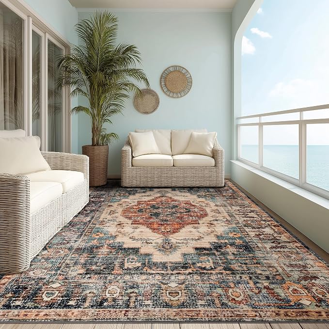 Ruaruarug Washable Area Rug 8x10 - Image 8