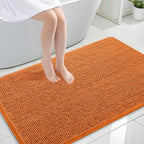 OLANLY Large Bathroom Rugs 47x32, Extra Soft Absorbent Chenille Bath Rugs by OLANLY