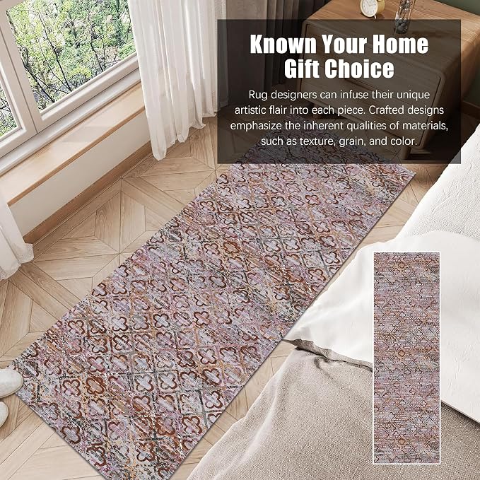 RUGSURE Washable Area Rugs, Pet & Child Friendly, Vibrant Colors Rugs - Image 3