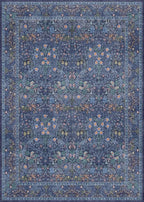 Dark Navy Blue Living Room Rug 5x7 Area Rug - Image 3