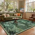 GarveeHome Forest Rugs 6x9, Botanical Low Pile Non Slip Stain Resistance by GarveeHome