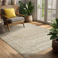 Cream and Light Tan Boho Front Door Mat by BILEEHOME