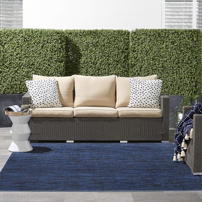 Nourison Home Nourison Essentials Midnight Blue 7' x Square Area Rug - Image 4