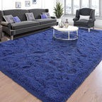 Tepook Fluffy Large Rugs for Living Room, Shag Area Rug 6x9 Soft Carpet for - Image 2
